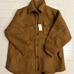 新品未使用　アウター　ライトブラウン　Mサイズ