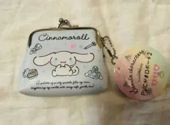 サンリオキャラクターズ　PVCがま口ポーチ2　シナモンロール