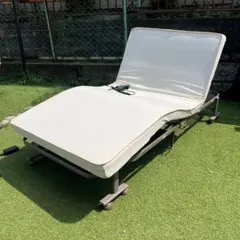 【横浜市内配達】ATEX 電動リクライニングベッド 折りたたみベッド シングルのサムネイル