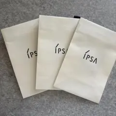 イプサ　IPSA 紙袋　ショッパー 3枚　新品　美品　ホワイト　デパコス