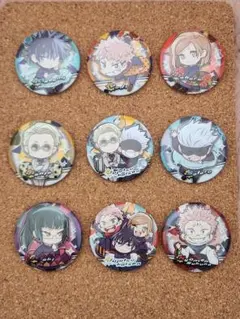 呪術廻戦缶バッジ9個セット