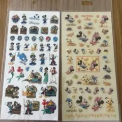 平成レトロ　ディズニー　キャラクターシール 4シート