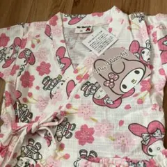 マイメロ 女の子 フリフリ 甚平 お祭り ピンク サンリオ 95サイズ