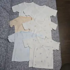 ユニクロ ベビー短肌着 50-60サイズ 6枚セット