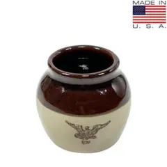70s ビンテージ USA製 独立記念 1776年 陶磁器 イーグル ポット Aのサムネイル