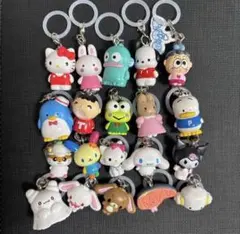 サンリオキャラクターズ　オールスター　めじるしアクセサリー　コンプリート