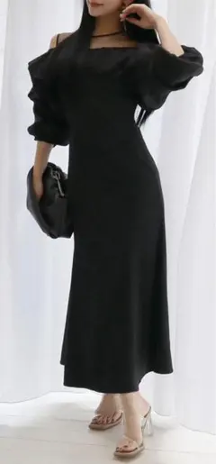 ロイヤルパーティー ボリュームブラウスレイヤードドレス