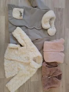 95〜100サイズ　フリース　コート　計4点　まとめ売り