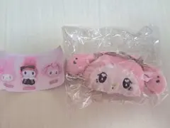 マイメロディ　ぬいぐるみ　ボールチェーン2　ローズピンク