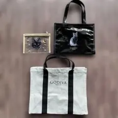 GODIVA ゴディバ　トートバッグ2種　ポーチのセットのサムネイル