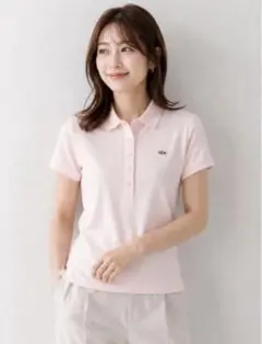 LACOSTE ×SNIDEL ラコステ×スナイデル ポロシャツ ピンク - メルカリ