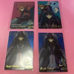 エヴァンゲリオン　ウエハースカード　SP シンジ　渚カヲル　アスカ　レイ　箔押し