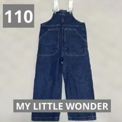 美品✨MY LITTLE WONDER オーバーオール　110cm