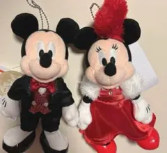 ディズニー ビッグバンドビート ミッキー ミニー ぬいぐるみバッジ ぬいば