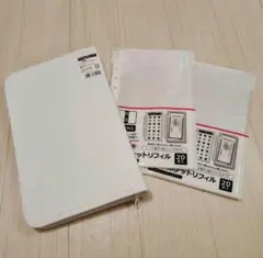 新品◇ セリア 6リングファスナーケース バインダー フリーポケットリフィル