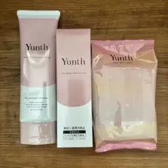 Yunth クレンジングクリーム・トナー・ボディシート　3点セット