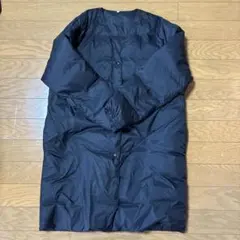 黒いロングダウンジャケット M-Lサイズ