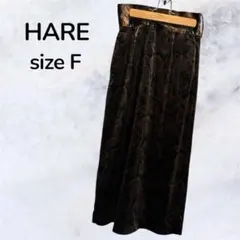 HARE ペイズリー柄 ロングスカート Fサイズ