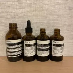 イソップ 空ビン 4個セット 60ml×3個 100ml×1個