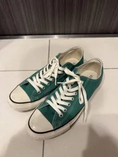 ALLSTAR コンバース CONVERSE スニーカー 27 緑グリーン 8h