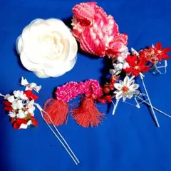 ★昭和レトロな日本髪飾りセット 七五三用