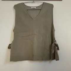 INGNI オリーブグリーン ニットベスト M