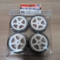 【未開封】TAMIYA 47302 5本スポークホイール白 ラジアルタイヤ