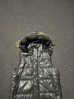 y2kファーベスト　平成グランジ　オリーブ色 短丈 archive