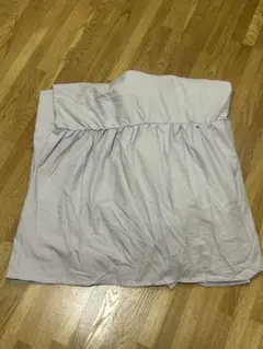 新品 ベッドカバー 敷布団カバー ベッド用 フリル付 グレー 150×200