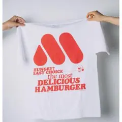 味な副音声 モスバーガー コラボ Tシャツ 赤（新品、未使用）