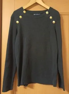 PETIT BATEAU ネイビー ニットセーター さいM