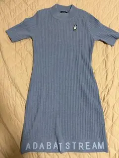 アダバットストリーム　ゴルフウェア　ニットワンピース　S