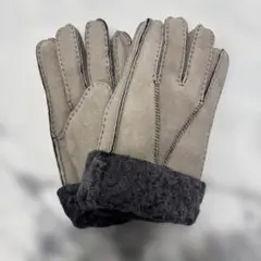 MOUTON 羊革 グレージュ 手袋 24cm
