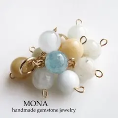 《1点限定/現品です》マルチカラーアクアマリンのたわわネックレストップ