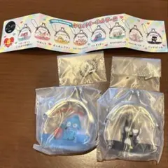 サンリオ　ハンギョドン バットばつ丸　がまぐちキーホルダー2個セット