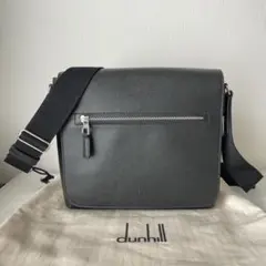 dunhill 黒 スモールフラップメッセンジャーバッグ ショルダーバッグのサムネイル