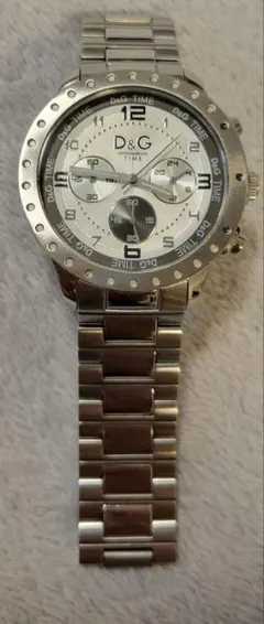 D&G TIME 腕時計 クロノグラフ シルバーのサムネイル