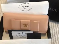 PRADA プラダ 長財布 ピンク