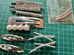 シルバー ヘアピン まとめ売り キラキラ