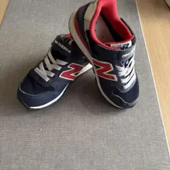 New Balance 996 キッズスニーカー ネイビー/レッド　17.5cm