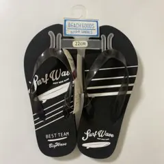 ビーチサンダル 22cm サーフボード柄