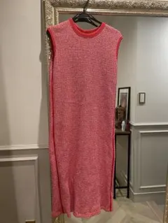 CINOH ノースリーブニットワンピース