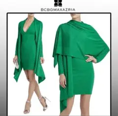BCBGMAXAZRIA シルクカシミヤ 2wayドレープカーディガン M/Lのサムネイル