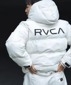 RVCAレディース2024年秋冬モデル定価20,900円中綿ジャケットホワイトL