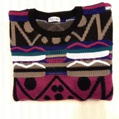 JOUNEE マルチカラーニットセーター