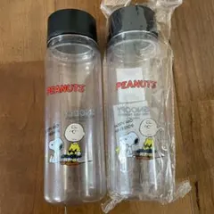 PEANUTSスヌーピークリアボトル2本（1新品1消毒済）