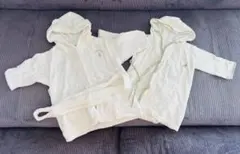 フード付きバスローブ　2枚