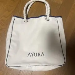 アユーラ　バック　白　バッグ