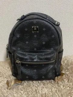 MCM ブラックレザーリュックのサムネイル