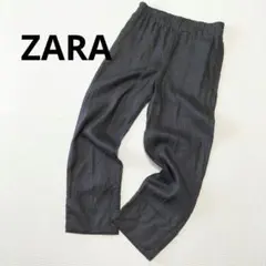 ZARA ザラ　リネン　パンツ　Ｓのサムネイル
